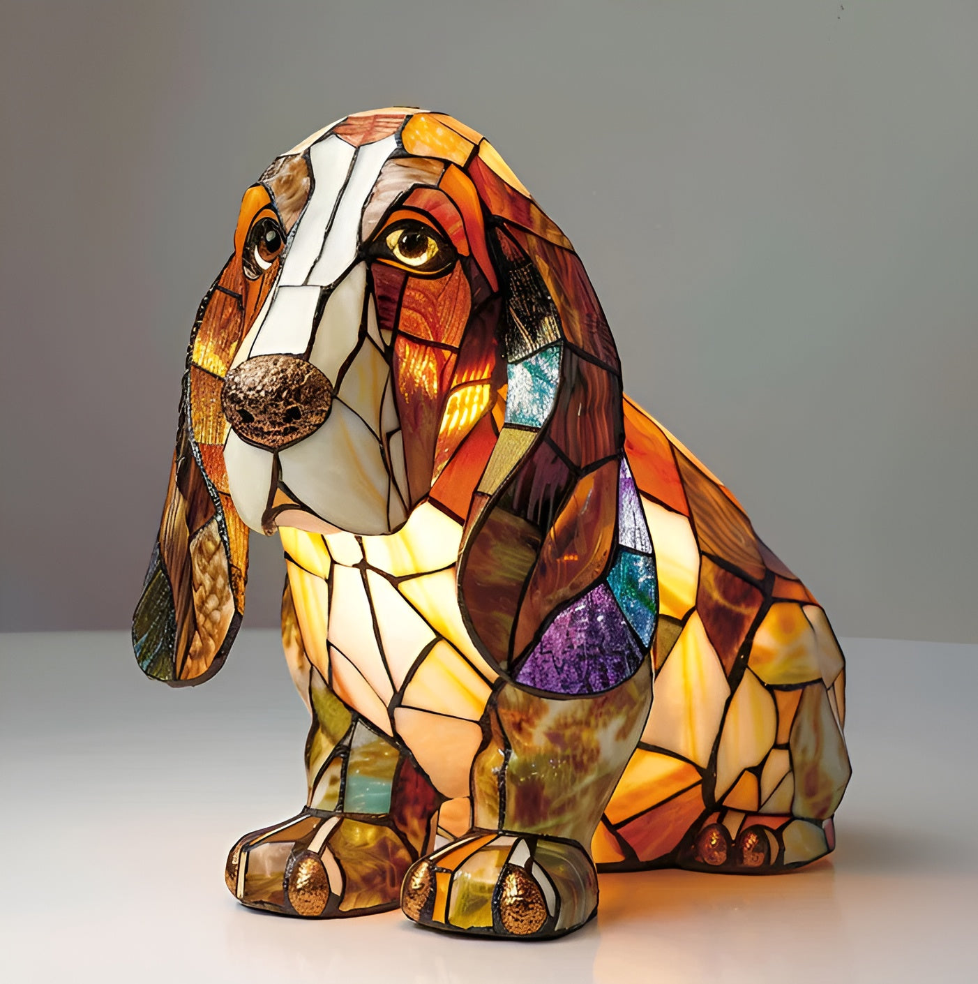 Maisone – Welcoming Basset Hound Design Lamp