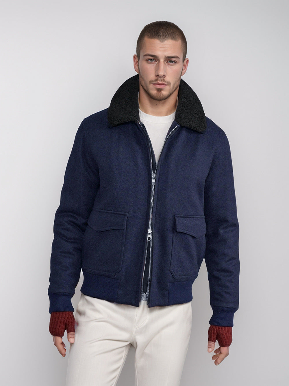 Bergmann & Cie. Cavendish Woll-Fliegerjacke