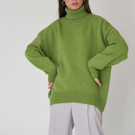 Amelia – Elegant High Neck Jumper