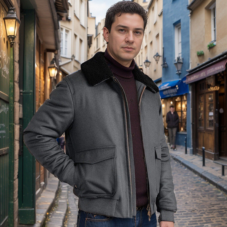 Bergmann & Cie. Cavendish Woll-Fliegerjacke