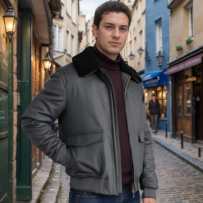 Bergmann & Cie. Cavendish Woll-Fliegerjacke