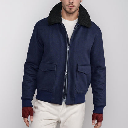 Bergmann & Cie. Cavendish Woll-Fliegerjacke