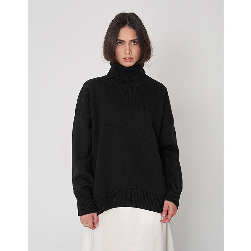 Amelia – Elegant High Neck Jumper
