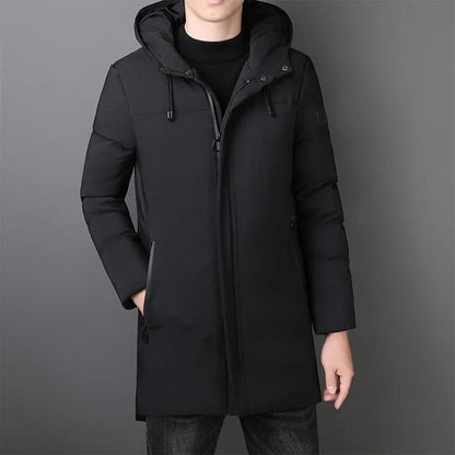 Elegant Long Men's Coat