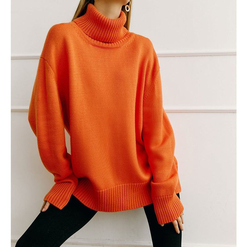 Amelia – Elegant High Neck Jumper