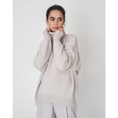 Amelia – Elegant High Neck Jumper