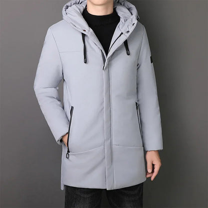 Elegant Long Men's Coat
