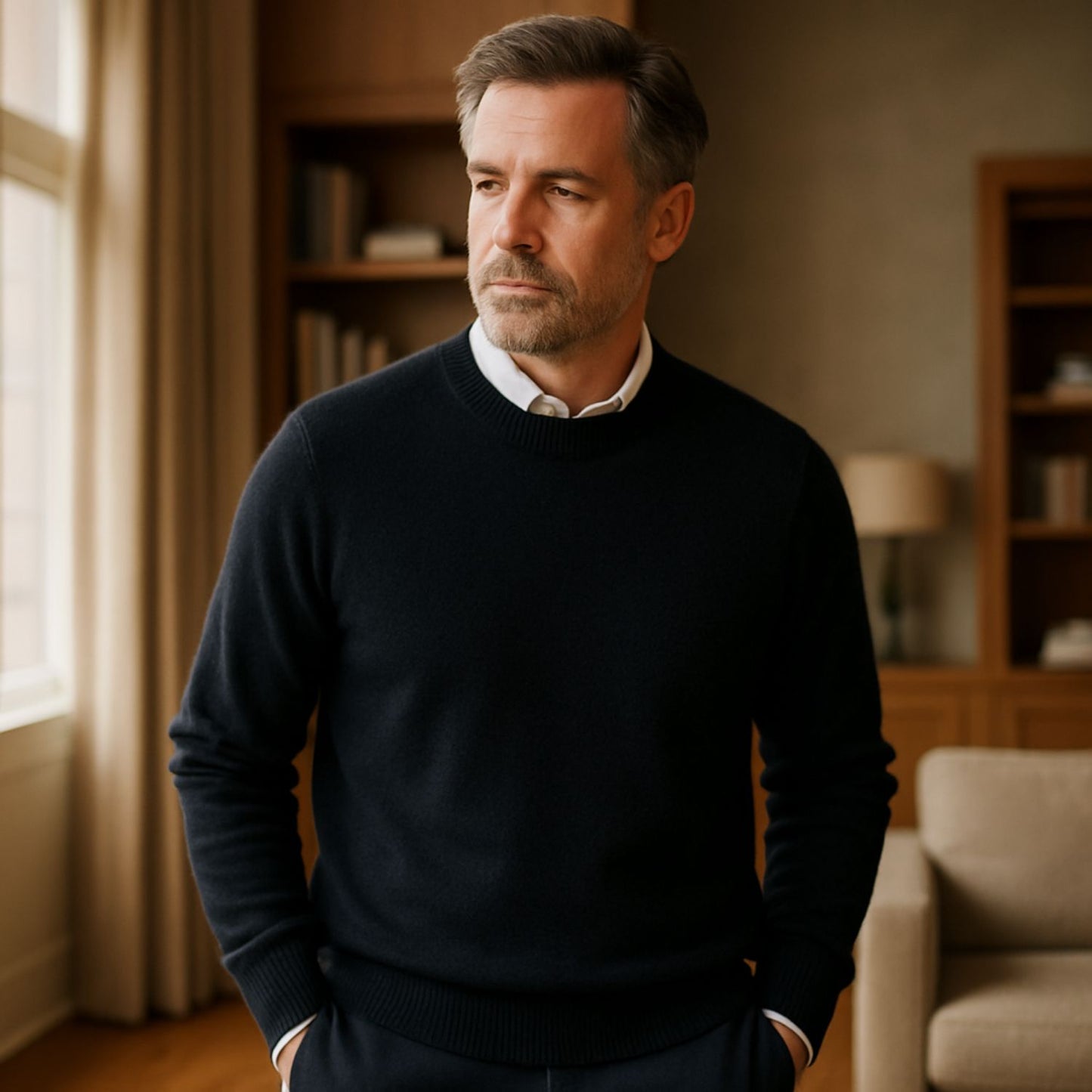 エレガンター カシミア プルオーバー