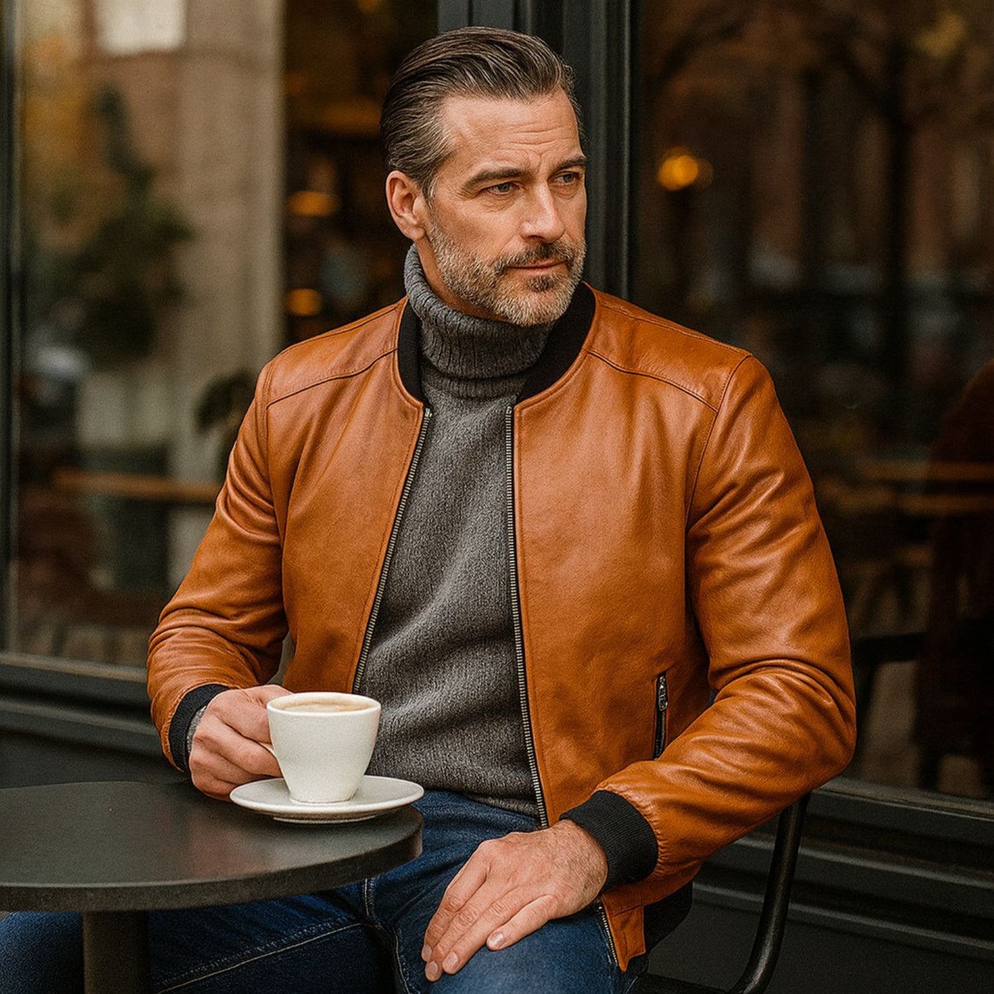 Riccardo Bellucci Lederjacke