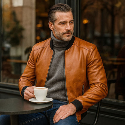 Riccardo Bellucci Lederjacke