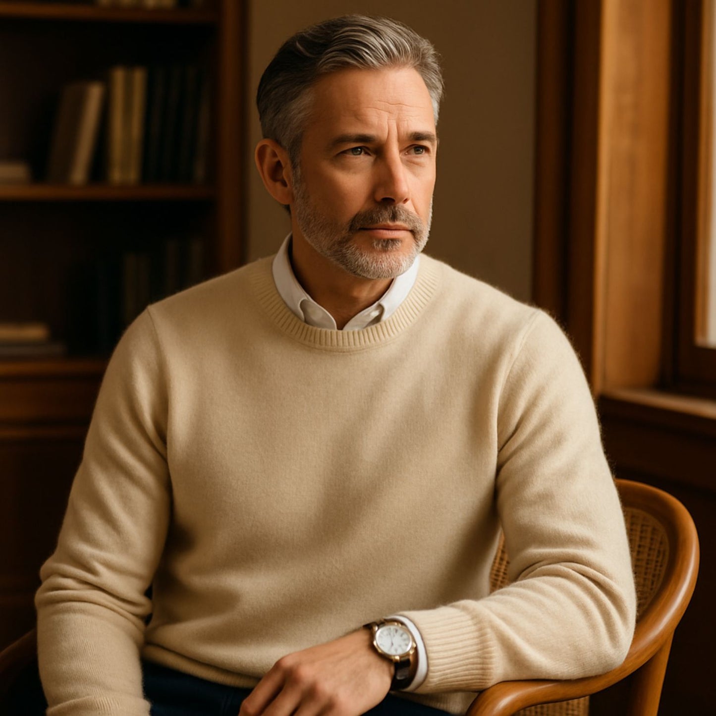 エレガンター カシミア プルオーバー