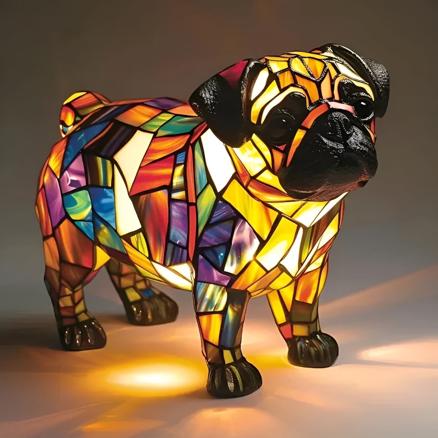 Maisone – Pug's Spark of Joy Lamp