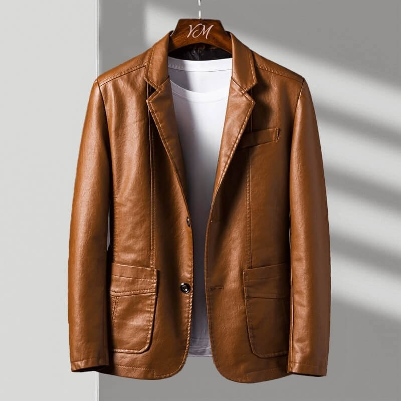 Giovanni Verdi Leather Jacket