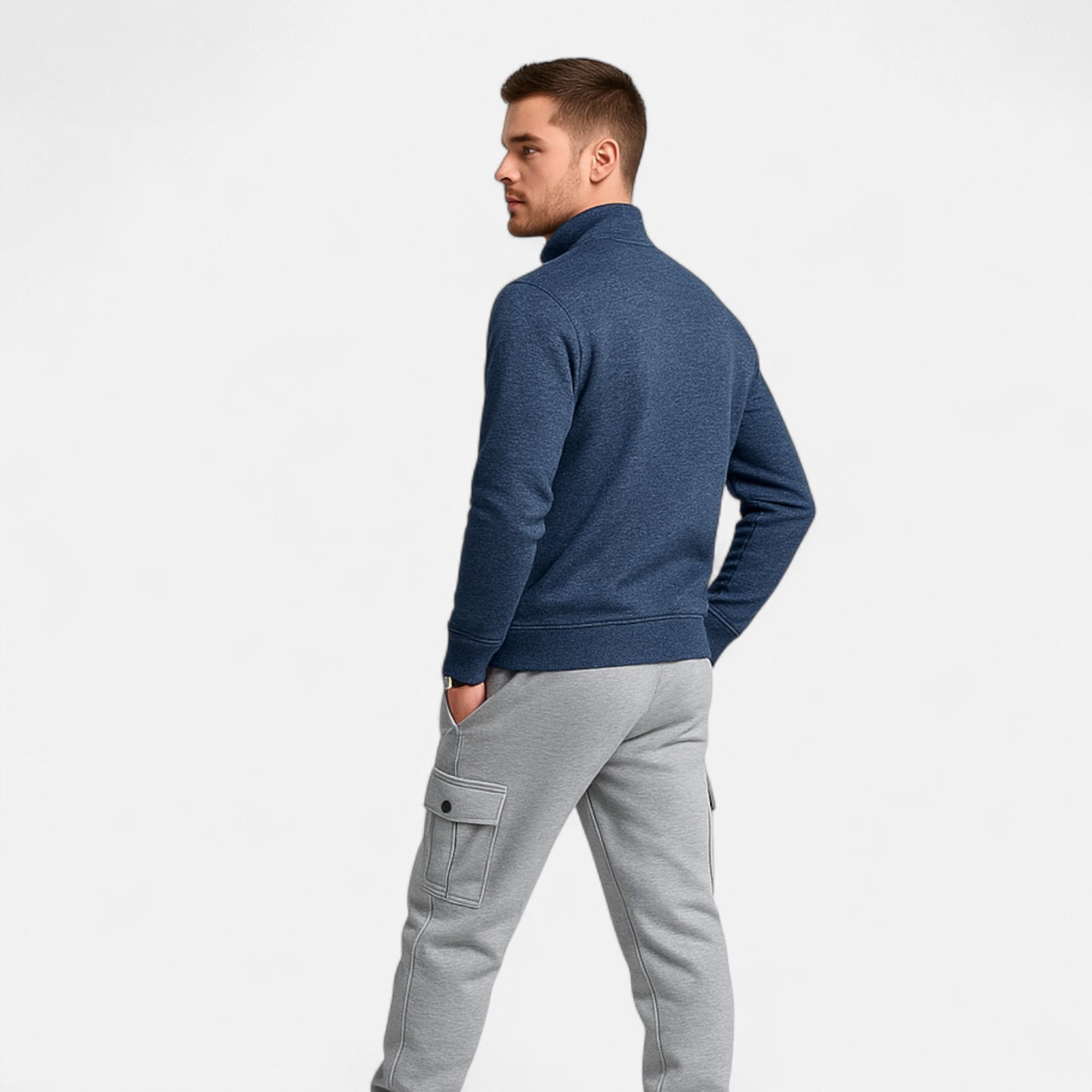 Maisone | Men’s Zip Cardigan – Classic Autumn Winter Knit