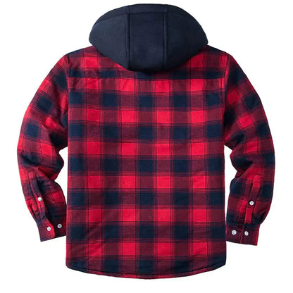 Joel | Checked Hooded Jacket