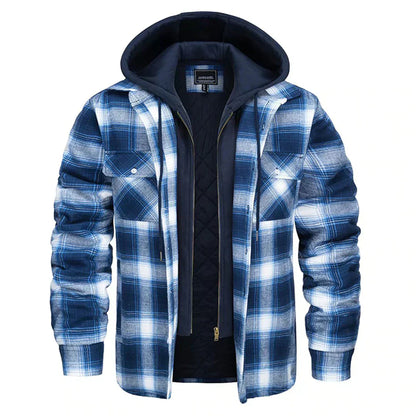 Joel | Checked Hooded Jacket