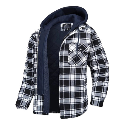 Joel | Checked Hooded Jacket