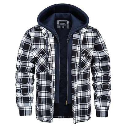 Joel | Checked Hooded Jacket