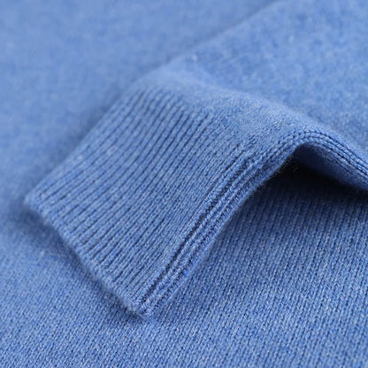 Maisone Men’s Half Zip Wool Knit Sweater