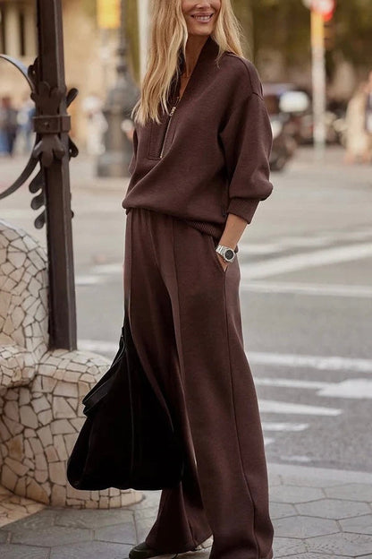 Elyssane - エレガントカジュアルツーピースセット