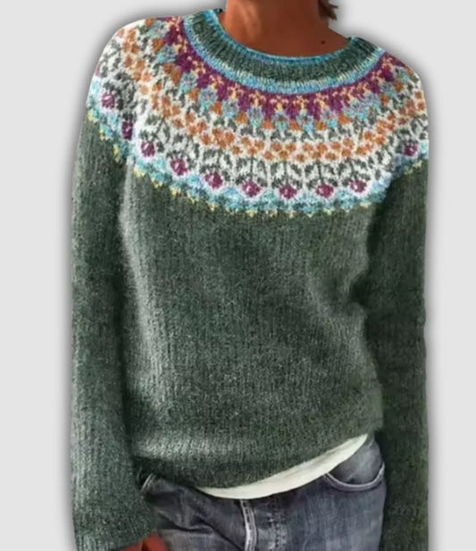 Celina™ – Cosy Retro Jumper