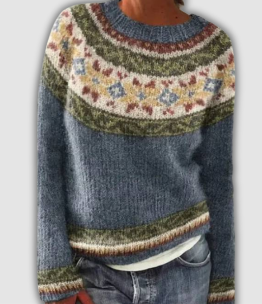 Nayla™ – Stylish Retro Jumper