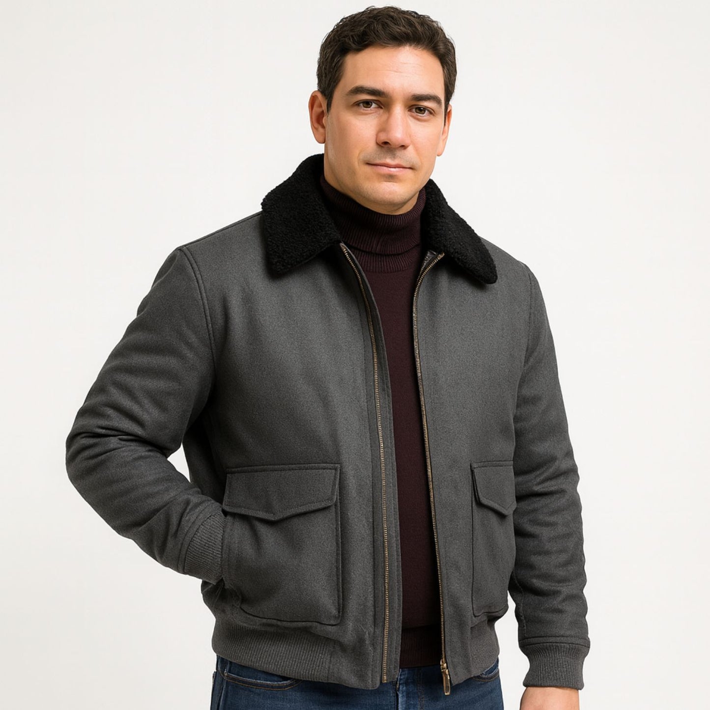 Bergmann & Cie. Cavendish Woll-Fliegerjacke