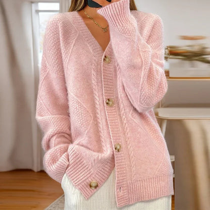 Clara | Cozy Cable Cardigan