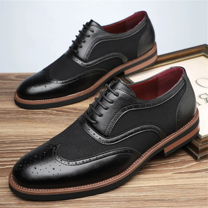 Maisone | Two-Tone Oxford Brogue