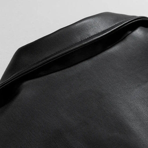 Rowan Leather Jacket | Men's Autumn Oversized Jacket