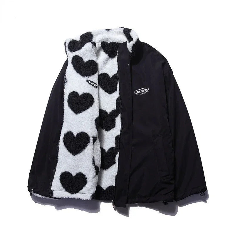 Katrina - Reversible Heart Jacket