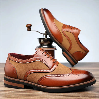 Maisone | Two-Tone Oxford Brogue