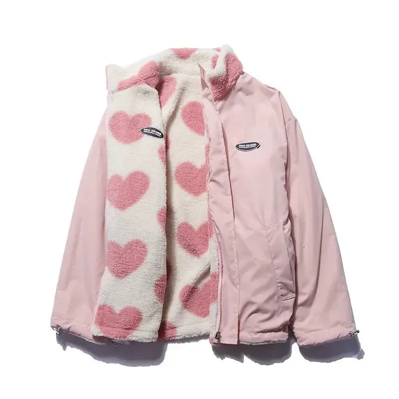 Katrina - Reversible Heart Jacket