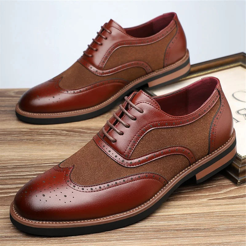 Maisone | Two-Tone Oxford Brogue