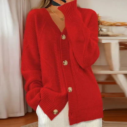 Clara | Cozy Cable Cardigan