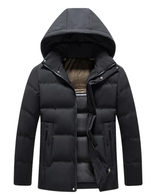 Elegant Fleece Jacket with Hood