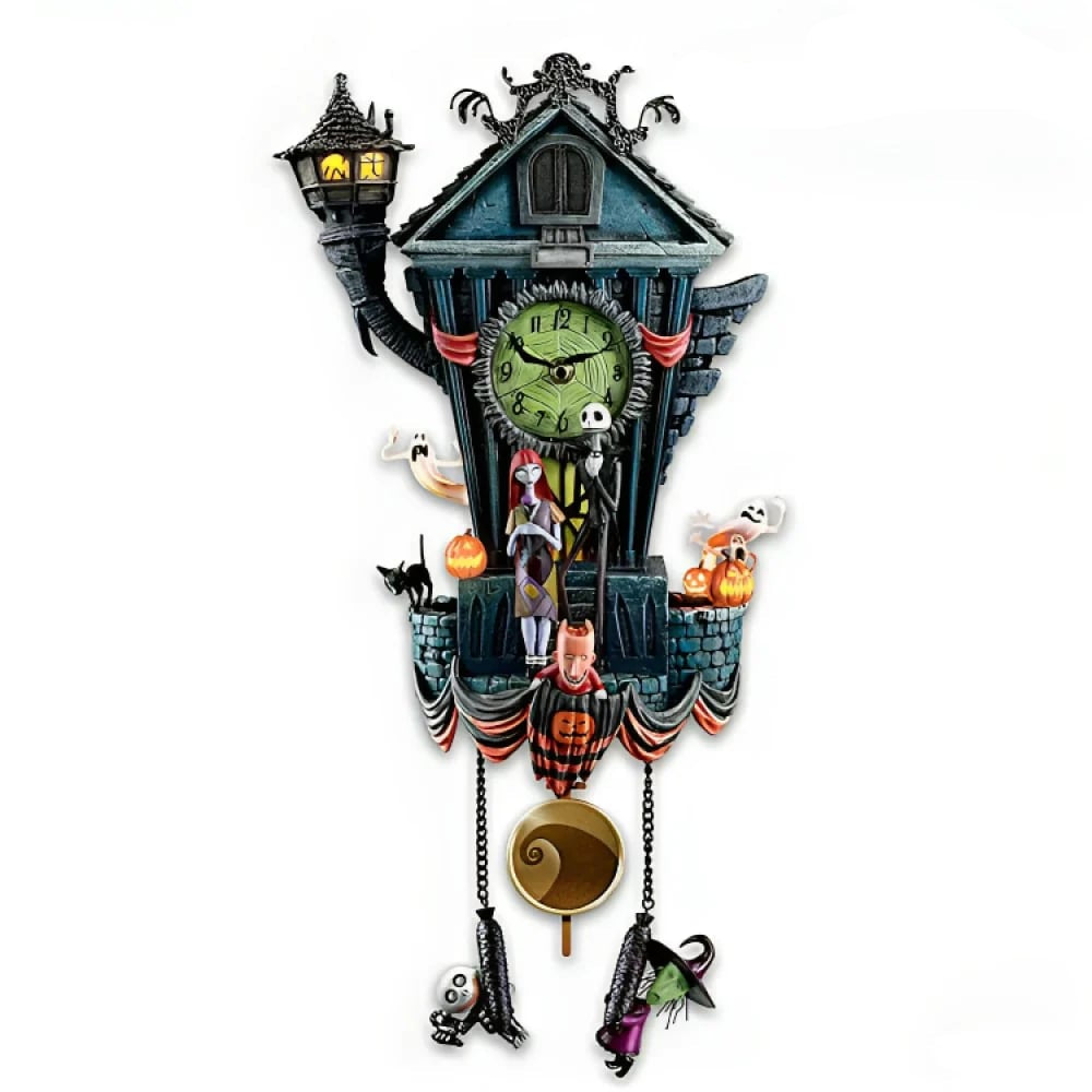 HallowClock - Halloween Wall Clock, The Nightmare Before Christmas