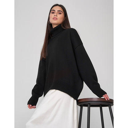 Amelia – Elegant High Neck Jumper