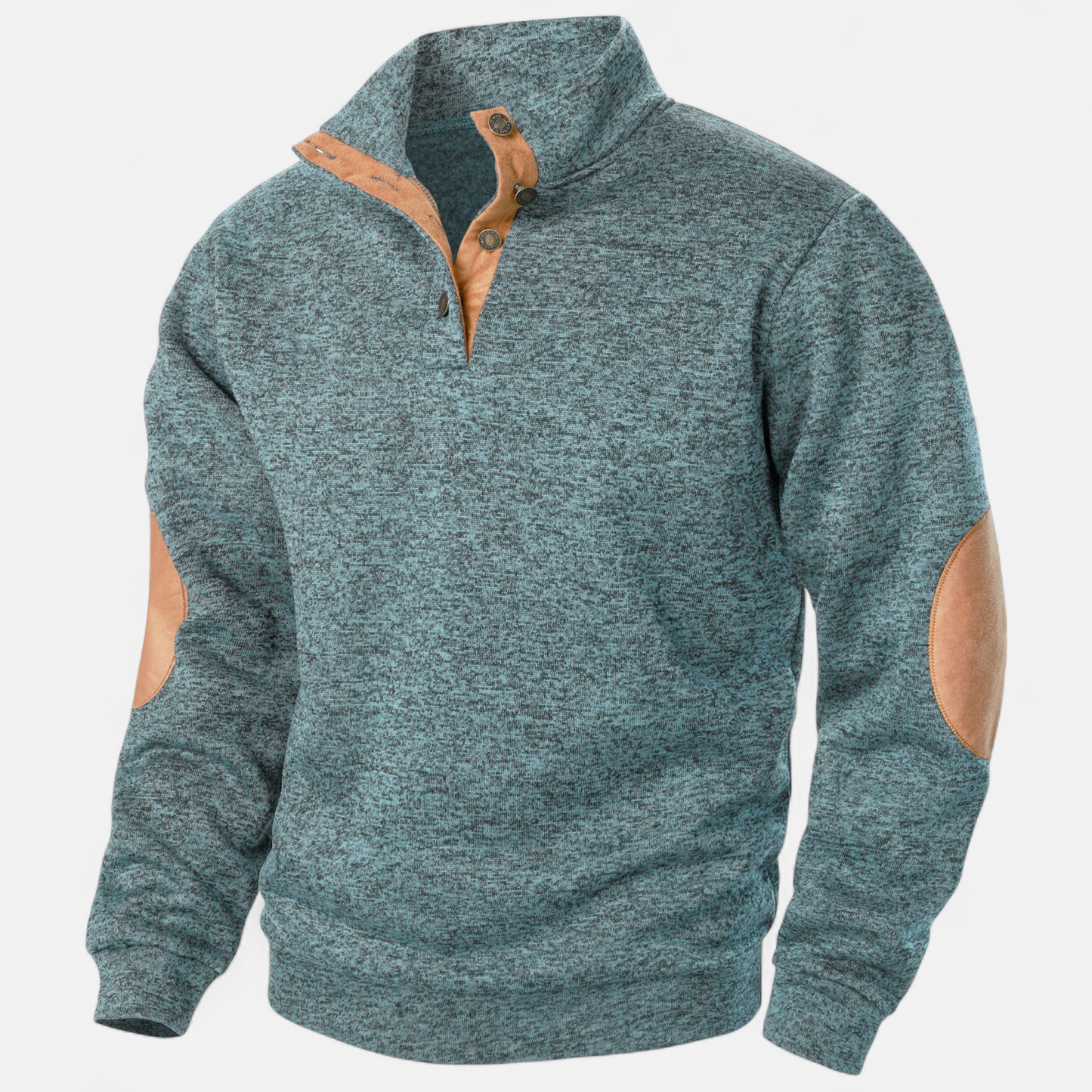 Maisone | Men’s Knitted Sweater – Stand Collar Heritage Style