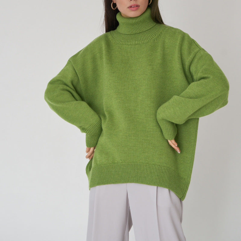 Amelia – Elegant High Neck Jumper