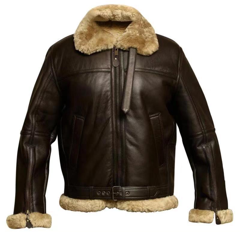 Brann™ | Premium Shearling-Lederjacke