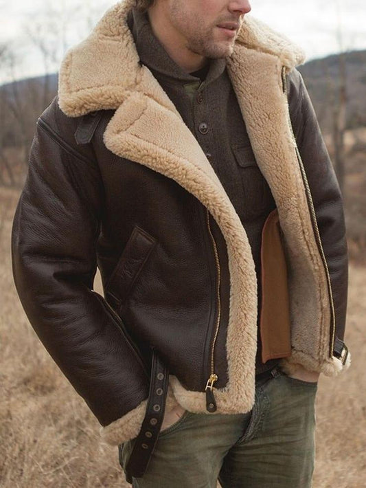 Brann | Premium Shearling Leather Jacket