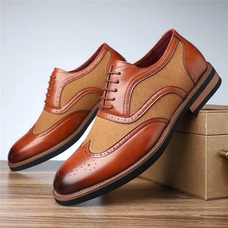 Maisone | Two-Tone Oxford Brogue