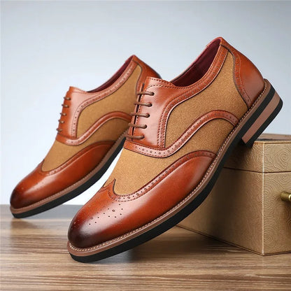 Maisone | Two-Tone Oxford Brogue