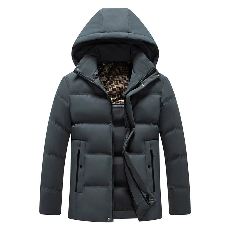 Elegant Fleece Jacket with Hood