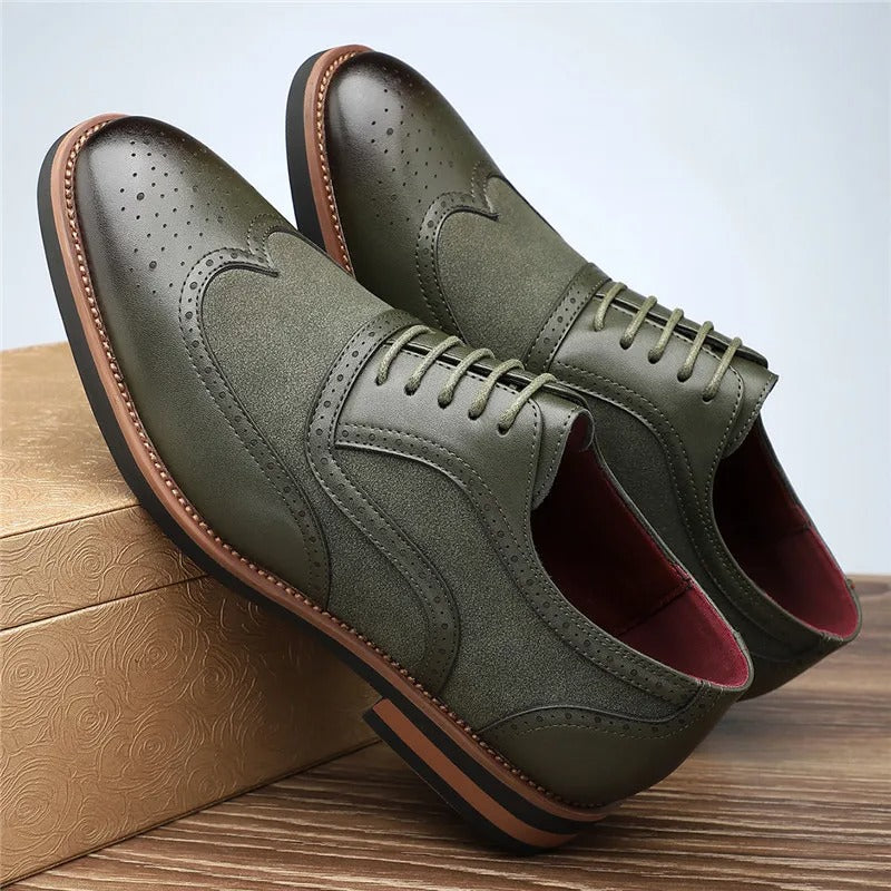 Maisone | Two-Tone Oxford Brogue