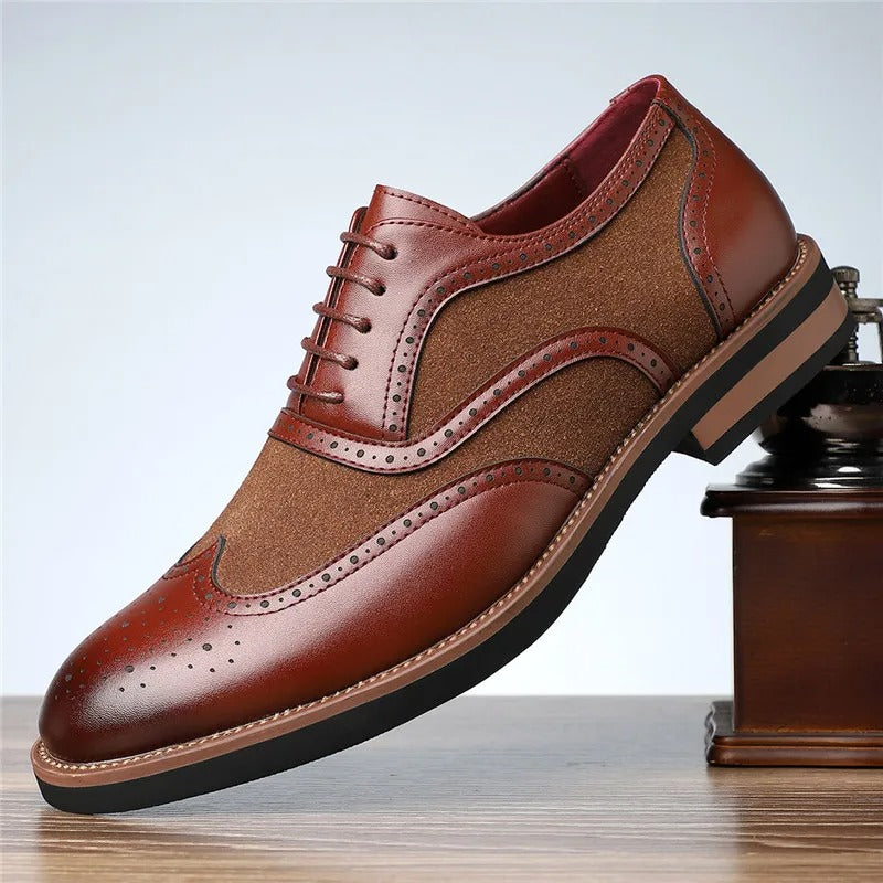 Maisone | Two-Tone Oxford Brogue