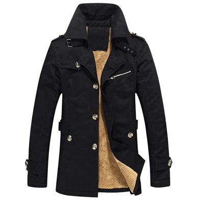 Elegant Padded Trench Coat